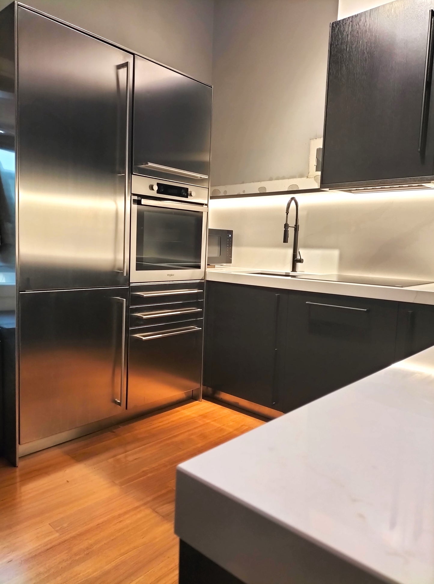 Cucina - rovere spazzolato laccato poro aperto colore a campione